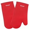 Alselo Oven Mitts Heat Resistant Silicone Kitchen Gloves for 550