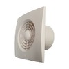 HPM Wall Exhaust Fan Kit with Duct and Grille, 100
