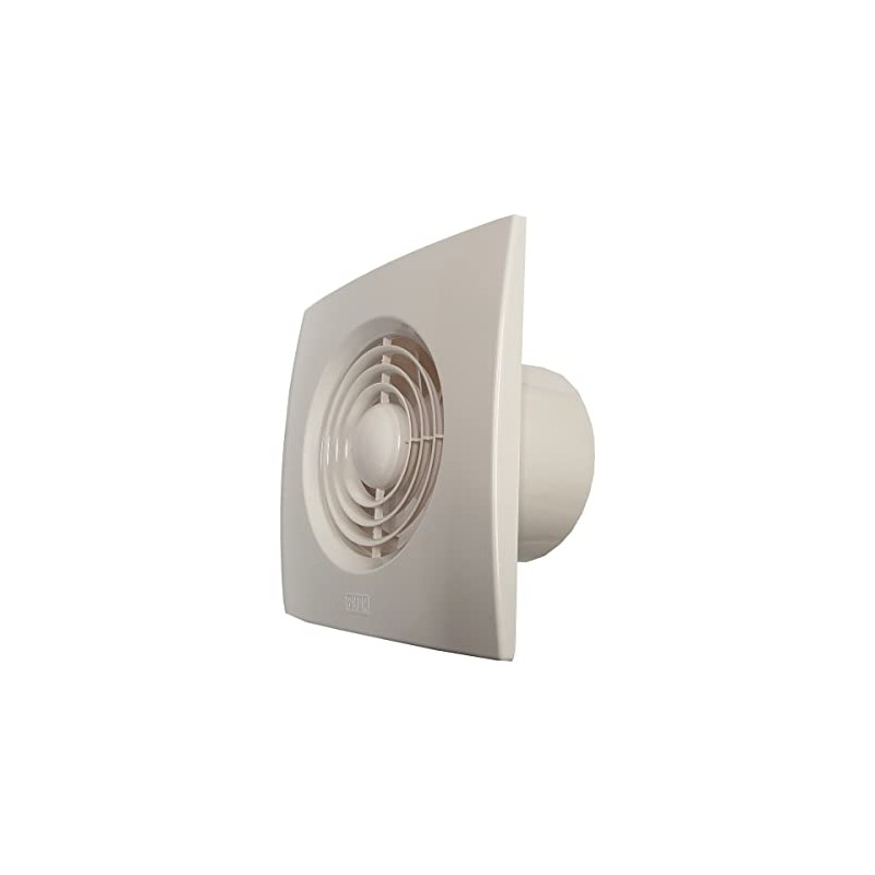 HPM Wall Exhaust Fan Kit with Duct and Grille, 100