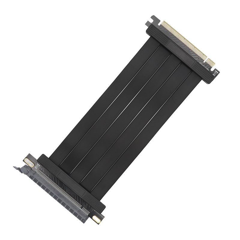 PCIE 4.0 X16 Extender 180 Degree 26GB/s 7.9in Long Gold