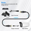 GINTOOYUN 1 Pair of POE Splitter Adapter DC3-57V 100Mbps DC5.5x2.1mm