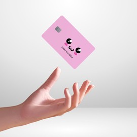 WORKIRAN Kawaii Credit Card Stickers | Transport, Debit Card, Credit Card | Cover & Personalization of Bank Cards | Bubble-Free, Slim, Waterproof, multi-coloured, Modern