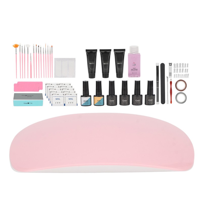 Nail Art Curing Lamp Base Top Coat Prevent Stick Water