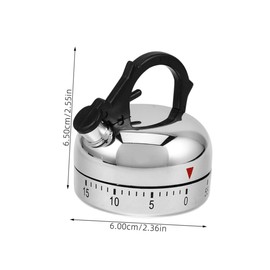 Ciieeo 2pcs Mechanical Kitchen Timer for Cooking Easy Use Countdown Clock Design for Home Office and Study Precise Management for Ages