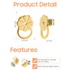 Earring Backs for Droopy Ears, Adjustable Heavy Earrings Lifters Backs,