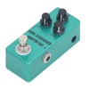 Overdrive Effect Pedal with Drive Level Tone Control Knobs Aluminum