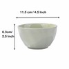 BOSILI Porcelain Rice Bowl Set of 4 Ceramic Cereal Bowls