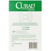 Curad Fingertip Adhesive Bandages, Food Service Blue Detectable Bandage, 100