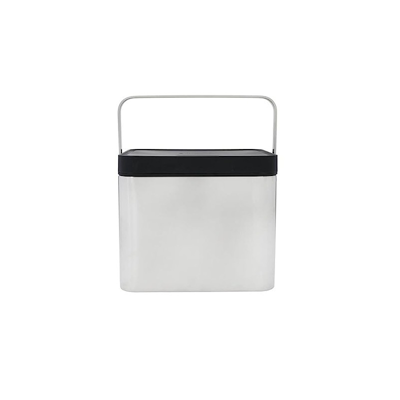 MasterClass Stainless Steel Compost Bin with Antimicrobial Lid