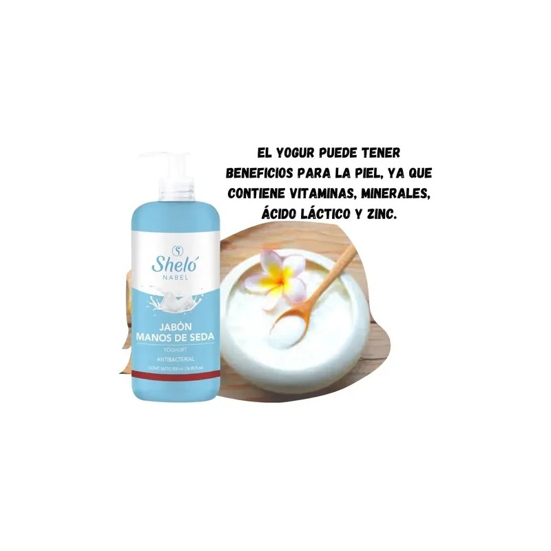 Jabón L{iquido Para Manos De Sábila Y/o Yogurt Sheló Nabel
