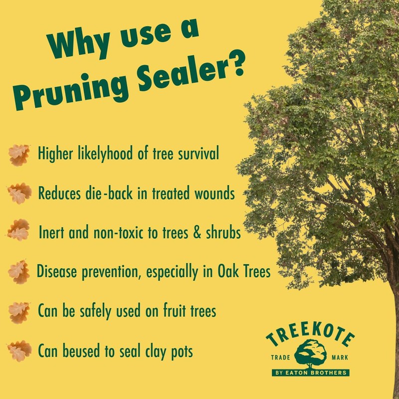 Treekote Wound Dressing Brushtop 32OZ for Trees and Shrubs -