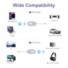 OQIMAX Bluetooth 5.3 Airplane Adapter, APTX Low Latency Airfly Bluetooth