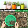 8 Pack Rock Garden Sieve Soil Sifter, Round Plastic Gardening