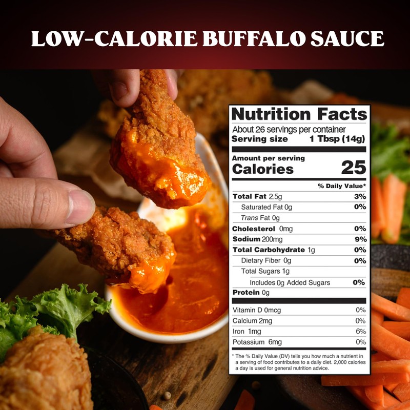 Wing Time, Sauce Buffalo Wing Hot, 13 Ounce (Pack of