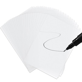 Tracing Paper A4, 120 Sheets Tracing Paper 50 g/m², Tracing Paper Printable Handmade Paper for Sketching, Pause, Packaging, Drawing (Transparent)