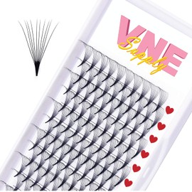 VNE Volume Lash Extensions | russian volume fans lashes | premium false lash extensions | promade mega volume fans | loose premade fans- Soft, Natural, and Effortless! 10D, C curl, 14 mm