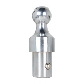 labwork 30K LBS Chrome Steel Gooseneck Ball and Safety Chain Anchor Kit 2-5/16 Inch Gooseneck Trailer Hitch