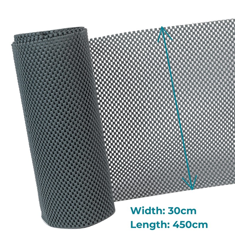 OKAM Non-Slip Rug & Drawer Underlay: 30x450cm Anti-Slip Underlay &