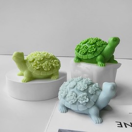 Turtle Resin Mold Turtle Mold Animal Resin Mold Silicone Wolf Mold Wolf Resin Casting Mold Resin Making Molds Silicone Mold for Candle Home Decorate Mold 3D Animal Mold Candle Making Mold