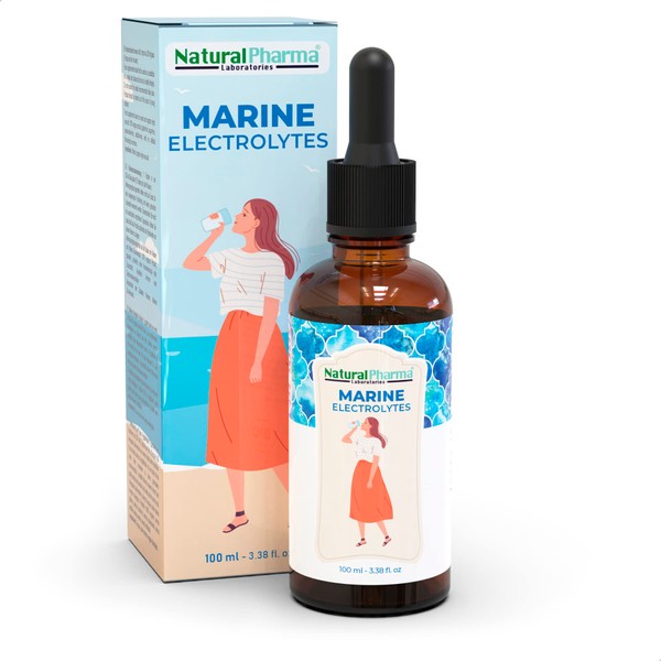 Natural Pharma Lab. Marine Electrolytes 100 ml. High Mineral Marine Plasma. Remineralisation of Filtered and Osmosed Water. No Preservatives and Additives