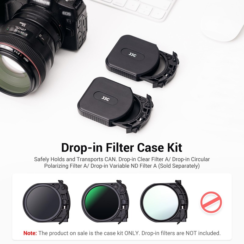 JJC 2 Pack Magnetic Drop in Filter UV ND CPL