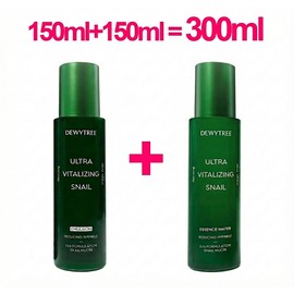 Deweytree Dewytree Ultra Vitalizing Snail Emulsion + Essence Water Set (Total 300ml) / 듀이트리 울트라 바이탈라이징 스네일 에멀전 + 에센스 워터 세트 (총300ml)