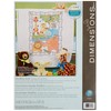 Dimensions Stamped Cross Stitch 'Baby Animals' DIY Baby Quilt, 34"