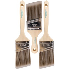 Vermeer Paint Brushes 3-Pack - 2.5" Angle Brushes for All Latex and Oil Paints & Stains - Home Improvement - Interior & Exterior Use