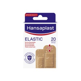 Hansaplast Elastic Patches, Waterproof and Flexible Joint Plasters, Flexible Plasters that Adapt to Movement, 1 Pack of 20 in 2 Formats