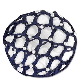 WALDHAUSEN Haarnetz mit Perlen, blau