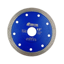 SHDIATOOL 4-1/2 Inch Diamond Saw Blade Cutting Porcelain Tile Ceramic Granite Marble Brick