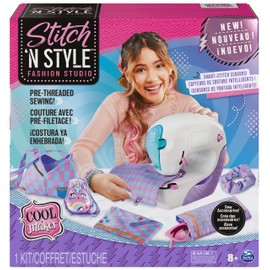 Cool Maker Stitch n Style Fashion Studio - Easy Sew No Thread Sewing Machine with 6 Projects for Kids Ages 8+