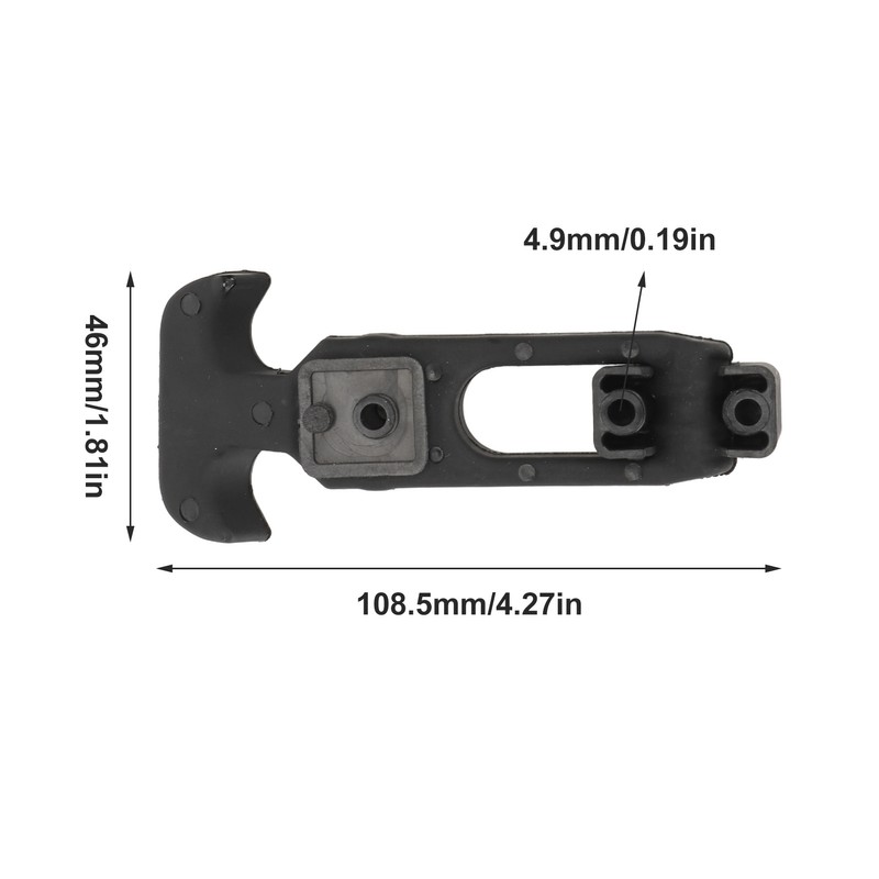 2PCS Cooler Latch Flexible T Handle Rubber Draw Latch for