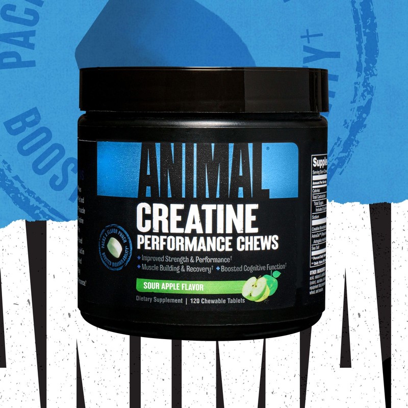 Animal Creatine Chews Tablets - Enhanced Creatine Monohydrate with AstraGin