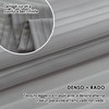 GIRASOLE HOME® Pair of Vertical Stripe Filter Curtains for Windows