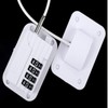 Multi-Purpose Dial Wire Combination Lock - Ideal for Camping & Security Dial Lock White