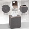 Tissue Box Cover, PU Leather Tissue Box Holder Square Kleenex