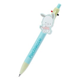 Sanrio 555533 Pochacco 2-Color Ballpoint Pen & Mechanical Pencil (Plush Design Stationery)