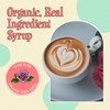 Wäbry Organic Rose Syrup – 16.4oz (468g), Natural Coffee Syrup,