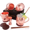 Moscow Mule - Juego de 4 tazas de cobre para