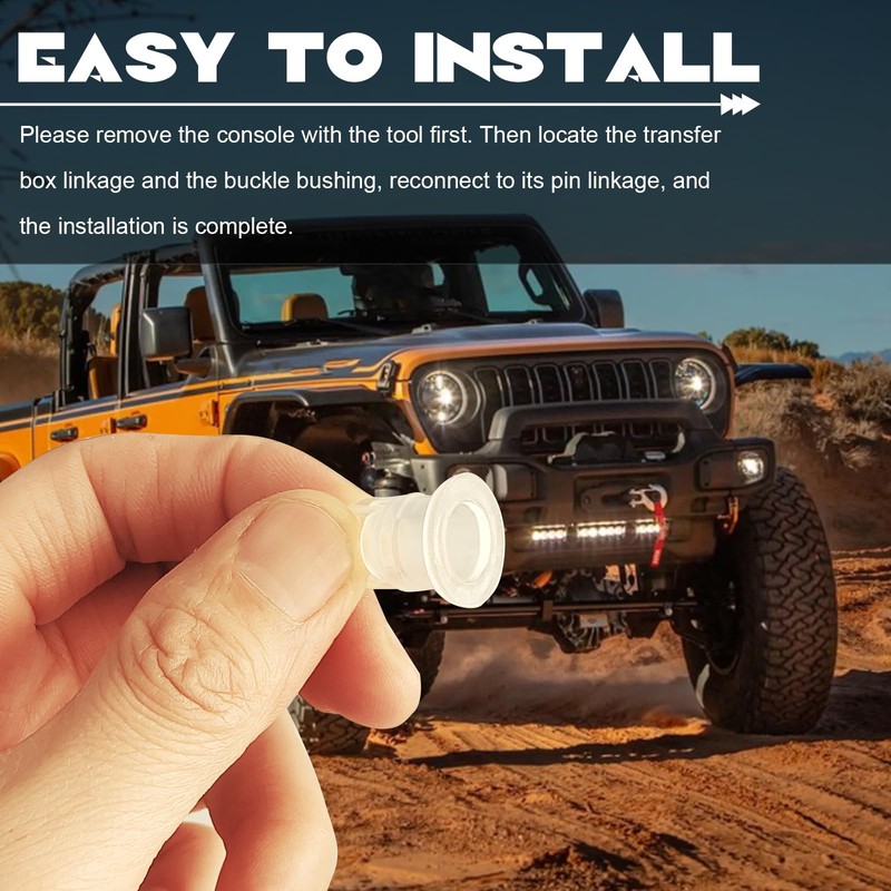 2 Pack Automotive Transfer Case Cable Bushing/Repair Transfer Case Linkage,