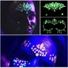 Nirbffo Face Sticker Diamond Face Sticker Luminous Crystal Diamond Eyebrow