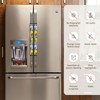 Cotsena Bright Lemon Porcelain Refrigerator Door Handle Covers Set of