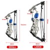 Large Archery Bow Set Right Hand Mini Compound Bow Mini