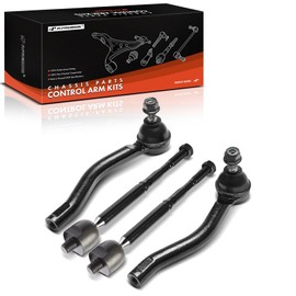 A-Premium Set of 4, Front Inner & Outer Tie Rod End Kit, Compatible with Nissan Versa 2012-2022, Versa Note 2014-2019, Micra 2015-2019