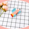 Aprince Acetate Pencil Hair Clips for Teachers&Students, Cute Red Claw