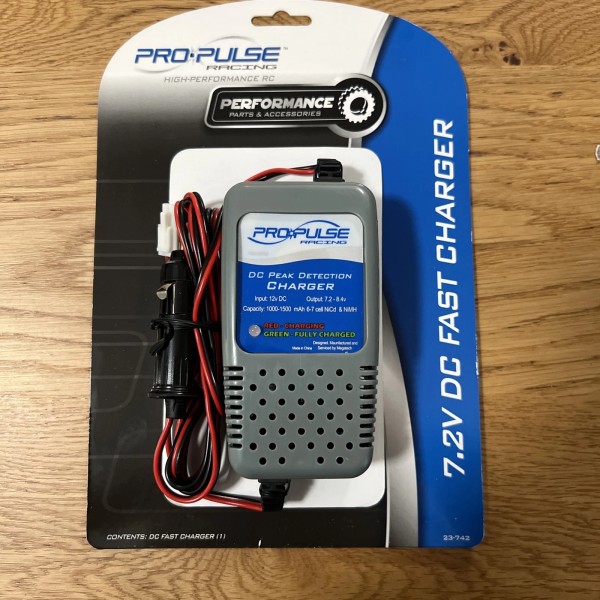 Pro-pulse Racing RC Battery Charger 7.2V–8.4V NiCd/NiMH 6–7 Cell 12V