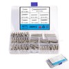AETTL 280PCS M5 M4 M3 Wood Screws Assortment Kit, Flat