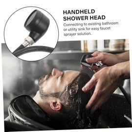 Homoyoyo Cabezal De Ducha De Mano Rociador De Ducha De Alta Presión Para Lavabo Y Baño Conexión a Manguera Estándar Fácil Instalación Ideal Para Lavar