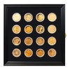 Coin Holder,Challenge Coin Display Cases,11.4X11.4 Wooden Challenge Coin Display Case